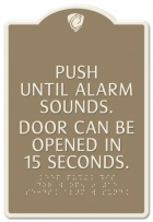 Delayed Egress Push/Pull Sign - CA Code