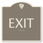 "Exit" Egress Sign - CA Compliant