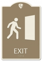 Exit Sign w/ Symbol