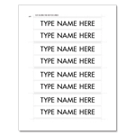 Print Your Own! 2-Line Inserts