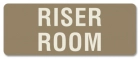 Riser Room Label