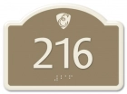 Room Number Sign