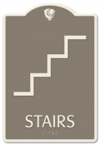 Stairs Sign w/Symbol