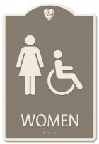 Women Sign w/Female & ISA Symbols