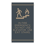 In Fire Emergency Signs