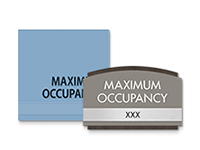 max occupancy signs