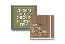 5-7 line information sign