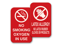 5x3 patient care signs
