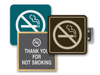 no smoking signs
