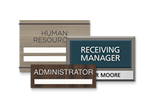 staff door name plates
