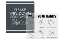Health & Wellness Signs