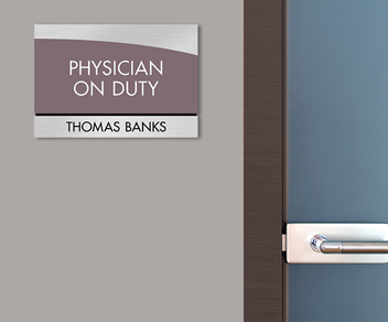 Staff Name Plates