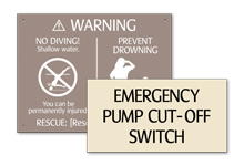 State Pool Signs