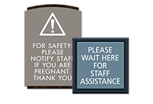 custom informational signs