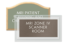 3-Line MRI Room Signs