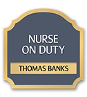 Nameplates/Staff On Duty