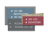 directional wall signs