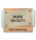 Nameplate/Staff on Duty