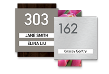 patient room number signs