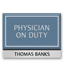 Nameplates/Staff On Duty