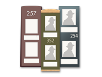 2-slot picture room number