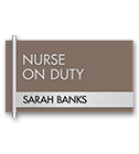 Nameplates/Staff on Duty Signs
