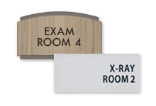 exam room door signs