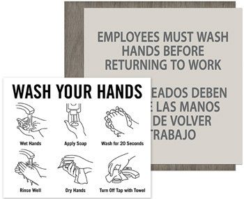 Hand Washing Signs